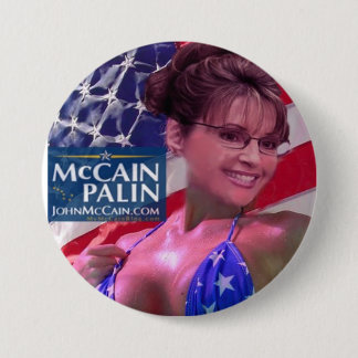Caribou - Sarah Palin Pinback Button