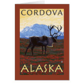 Caribou Scene - Cordova, Alaska (Front)