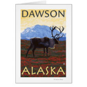 Caribou Scene - Dawson, Alaska (Front)