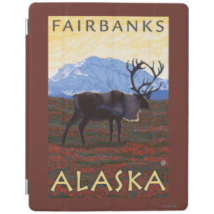 Caribou Scene - Fairbanks, Alaska iPad Smart Cover
