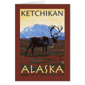Caribou Scene - Ketchikan, Alaska (Front)