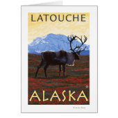 Caribou Scene - Latouche, Alaska (Front)