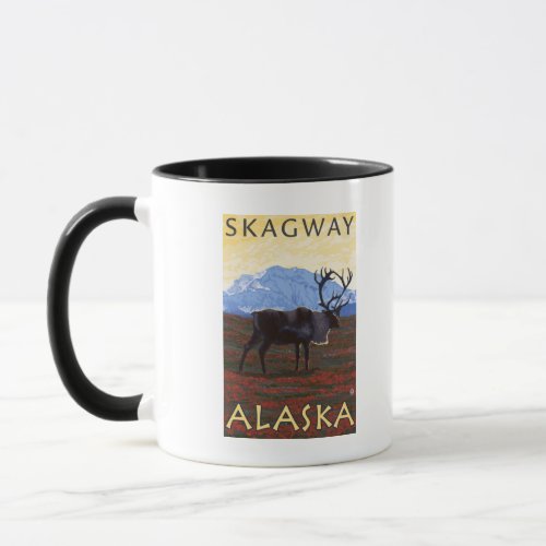 Caribou Scene _ Skagway Alaska Mug