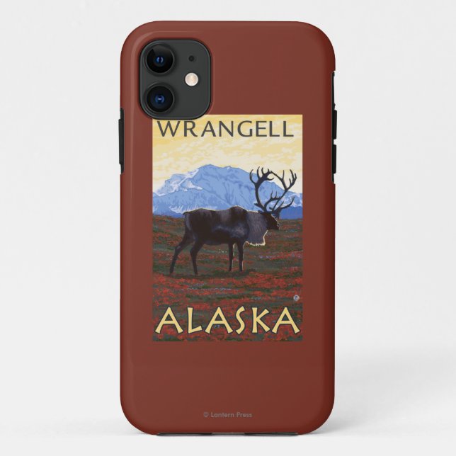 Caribou Scene - Wrangell, Alaska Case-Mate iPhone Case (Back)