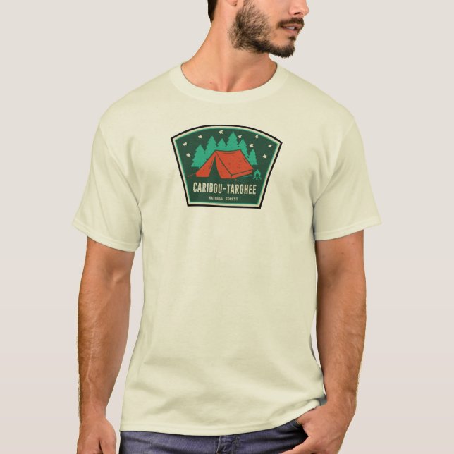 Caribou-Targhee National Forest Camping T-Shirt (Front)