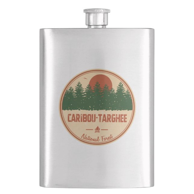 Caribou-Targhee National Forest Flask (Front)