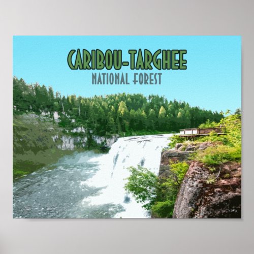 Caribou Targhee National Forest Idaho Poster