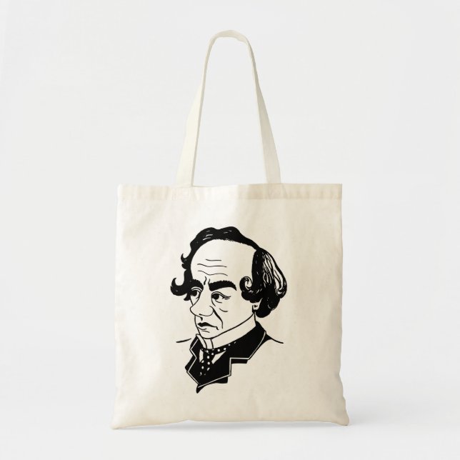 Caricature Benjamin Disraeli Tote Bag (Front)