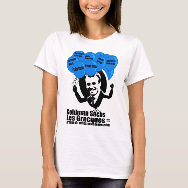 Caricature de MACRON - Elections France 2017 - W T T-Shirt (Front)