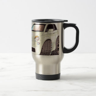 Caricature Fiat 500 way tuning! Travel Mug