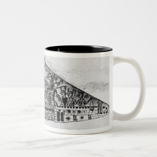 Caricature of English Jews, from a Haggadah Two-Tone Coffee Mug (Right)