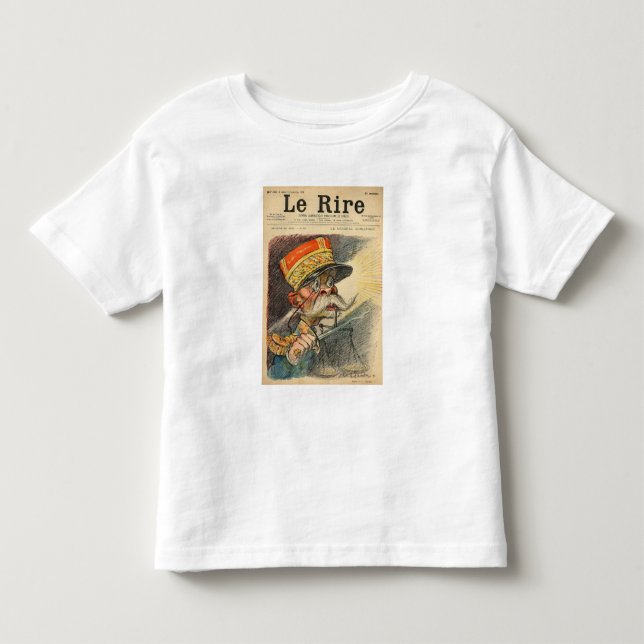 Caricature of General Zurlinden Toddler T-shirt (Front)