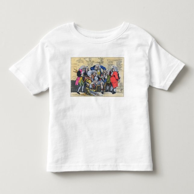 Caricature of Georgian Surgeons at work, 1793 Toddler T-shirt (Front)