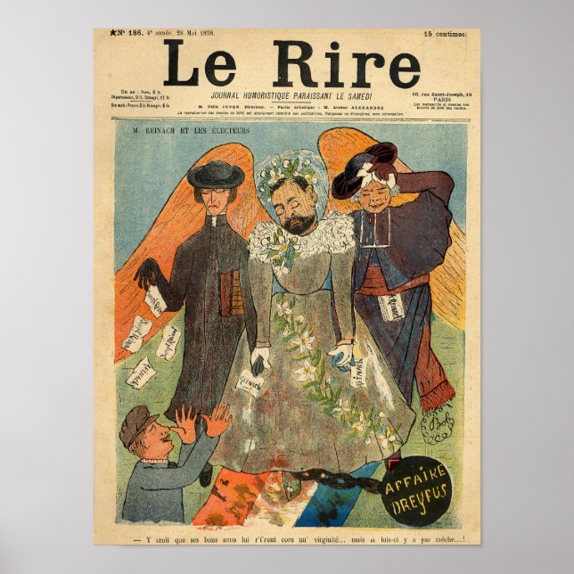 Caricature of Joseph Reinach Poster (Front)