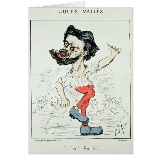 Caricature of Jules Valles (Front)