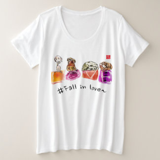 caricature of pet   Plus Size   T-Shirt