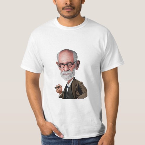 Caricature of Sigmund Freud T_Shirt