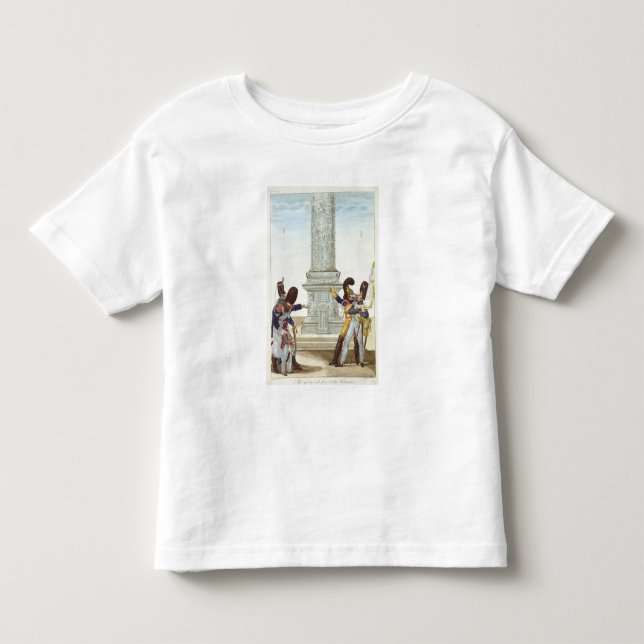 caricature of soldiers at the Colonne Vendome Toddler T-shirt (Front)