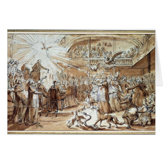 Caricature of the clergy (Front Horizontal)