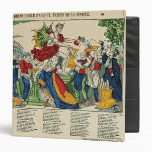 Caricature of the Demon of Money, 1860 Binder