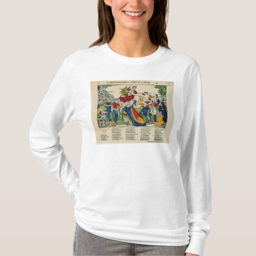 Caricature of the Demon of Money 1860 T_Shirt