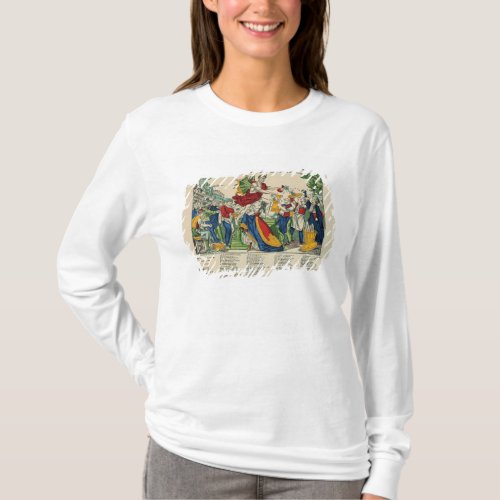 Caricature of the Demon of Money 1860 T_Shirt