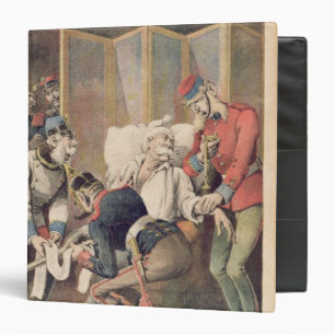 Caricature of the Triple Alliance 3 Ring Binder