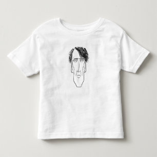 Caricature of W.B. Yeats, 1898 Toddler T-shirt