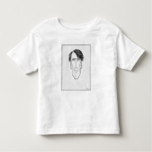 Caricature of W.B. Yeats, 1898 Toddler T-shirt