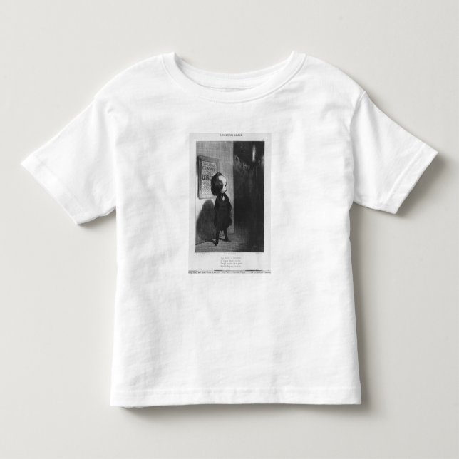 'Caricatures du jour', caricature of Victor Hugo Toddler T-shirt (Front)