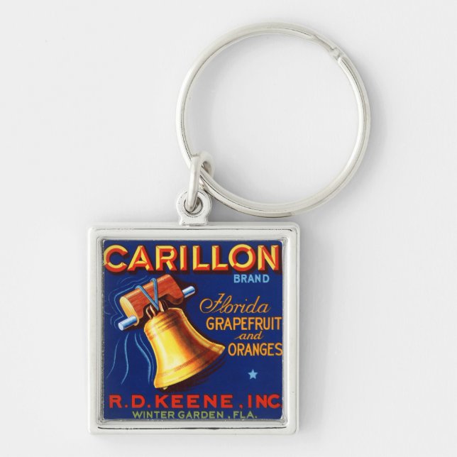 Carillon Brand Florida Grapefruit Keychain (Front)
