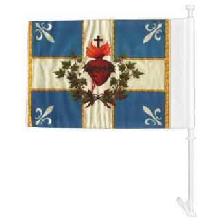Carillon-Sacré-Coeur Flag (Sacred Heart) Car Flag