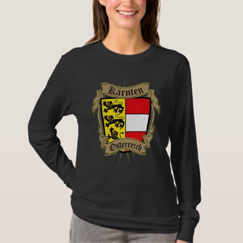 Carina Coat Of Arms Austria Karntner T_Shirt