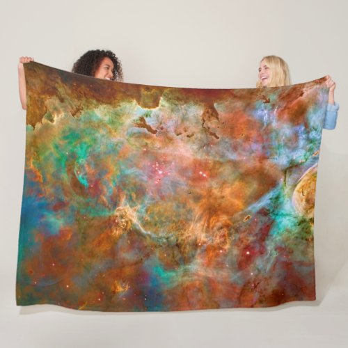 Carina Nebula Amazing Hubble Image Fleece Blanket