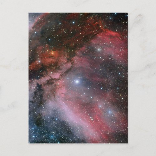 Carina Nebula around the Wolf Rayet star WR 22 Postcard