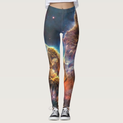 Carina Nebula By The Hubble Space Telescope Leggings