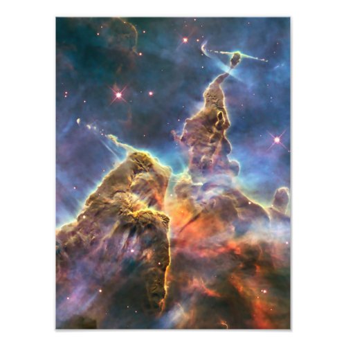 Carina Nebula by the Hubble Space Telescope Photo Print
