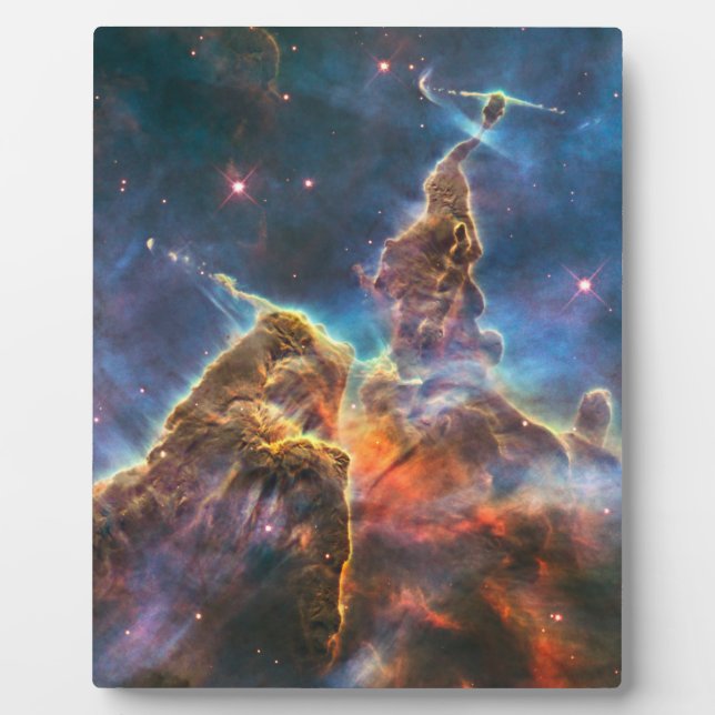 Carina Nebula By The Hubble Space Telescope Plaque (Front)