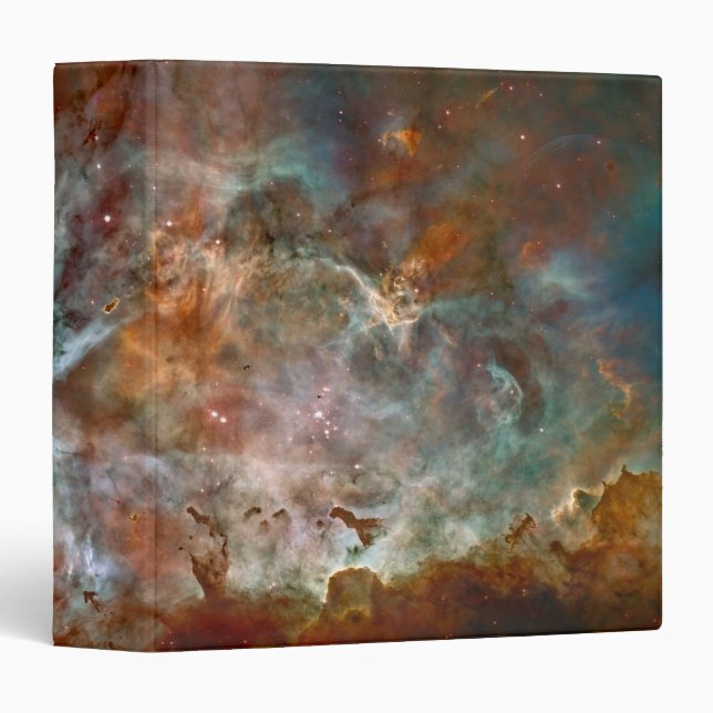Carina Nebula Celestial Photo 3 Ring Binder (Front/Spine)
