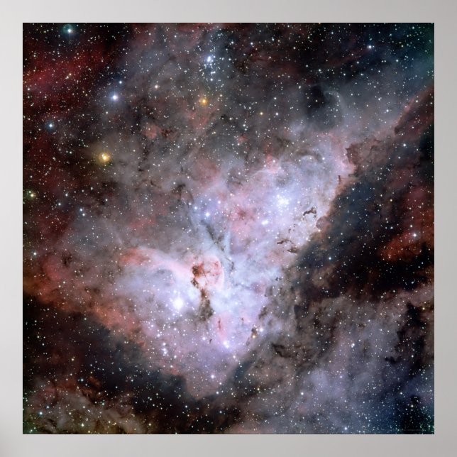 Carina Nebula Composite 40x40 (28x28) Poster (Front)