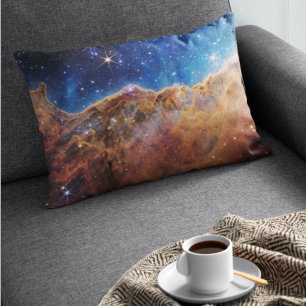 Carina Nebula Cosmic Cliffs James Webb Hi-Res Accent Pillow