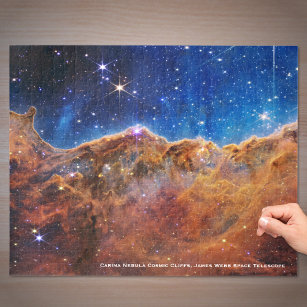 Carina Nebula Cosmic Cliffs James Webb Hi-Res Jigsaw Puzzle