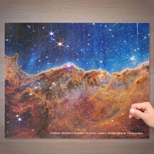 Carina Nebula Cosmic Cliffs James Webb Hi-Res Jigsaw Puzzle (Creator Uploaded)
