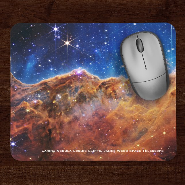 Carina Nebula Cosmic Cliffs James Webb Hi-Res Mouse Pad (Creator Uploaded)