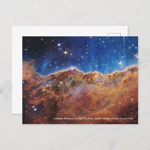 Carina Nebula Cosmic Cliffs James Webb Hi_Res Postcard