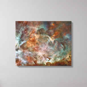 Carina Nebula Dark Clouds Canvas Print