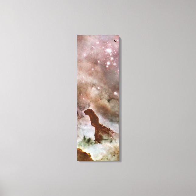 Carina Nebula Dust Pillar Canvas Print (Front)