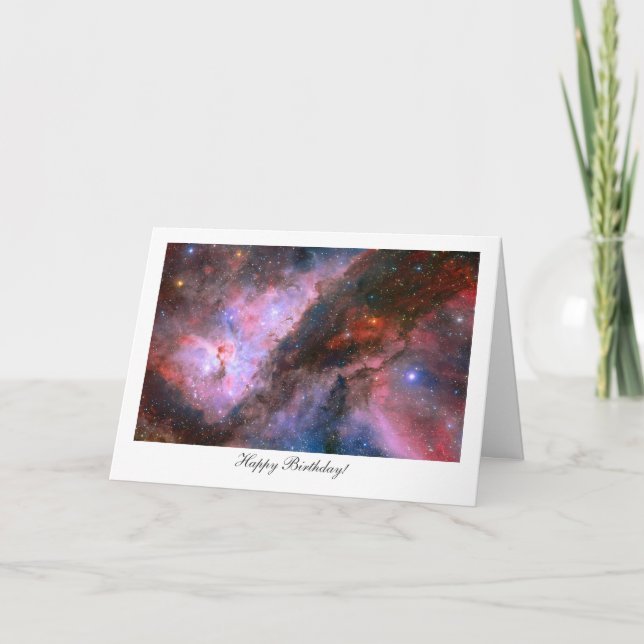 Carina Nebula - Happy Birthday Card (Front)