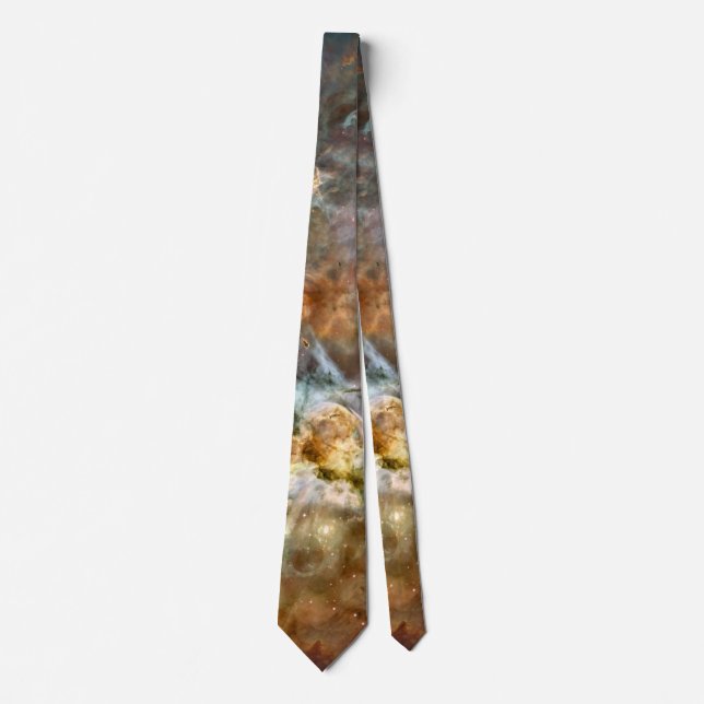 Carina Nebula Hubble Space Astronomy Tie (Front)
