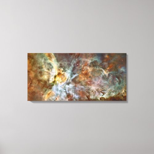 Carina Nebula Hubble Space Canvas Print